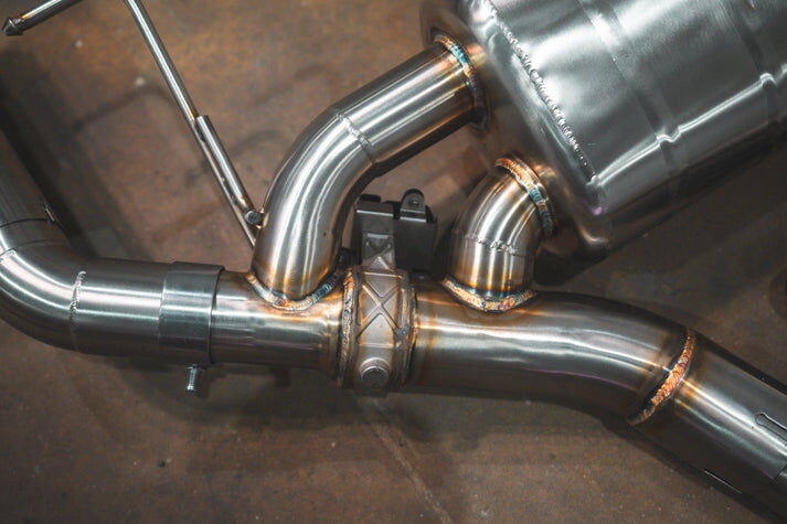 2018-2025 BMW G01, X3,X4 M40i 3.0L Catback T304 Stainless Steel Black 3.5 Inch Outlet Tips by Valvetronic Designs