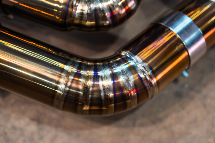 2019-2025 BMW G20, M340i 3.0L Catback Grade 5 Titanium Forged Carbon 3.5 Inch Outlet Tips by Valvetronic Designs