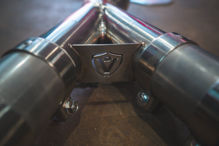2022-2025 BMW G80,G82 M3,M4 3.0L Axleback T304 Stainless Steel Burnt 3.5 Inch Outlet Tips by Valvetronic Designs