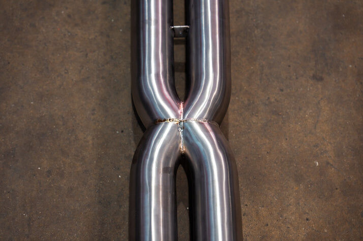 2025-2026 BMW G90, G99 M5 4.4L Catback Exhaust System Grade 5 Titanium Black 3.5 Inch Outlet Tips by Valvetronic Designs