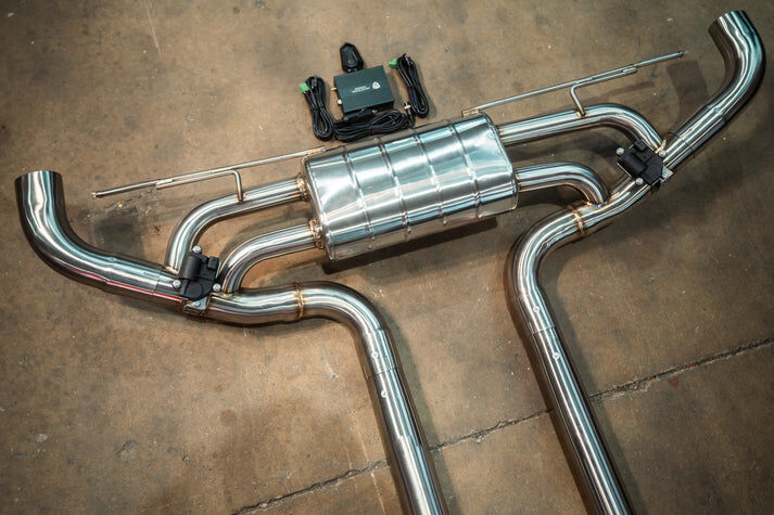 2019-2025 BMW G05 X5 3.0L Catback T304 Stainless Steel Reuses OEM Style Tips by Valvetronic Designs