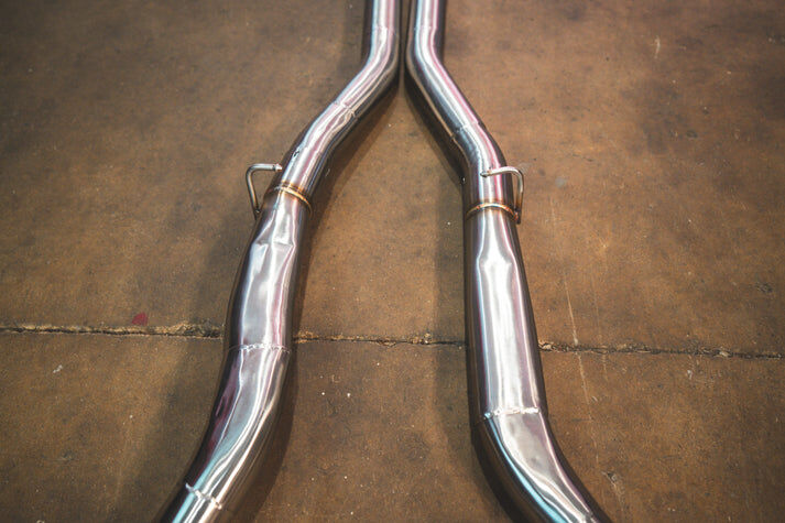 2019-2025 BMW G05 X5 4.4L Catback T304 Stainless Steel Reuses OEM Style Tips by Valvetronic Designs