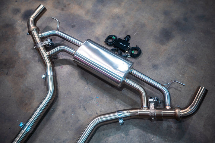 2019-2025 BMW G05 X7 3.0L Catback T304 Stainless Steel Reuses OEM Style Tips by Valvetronic Designs