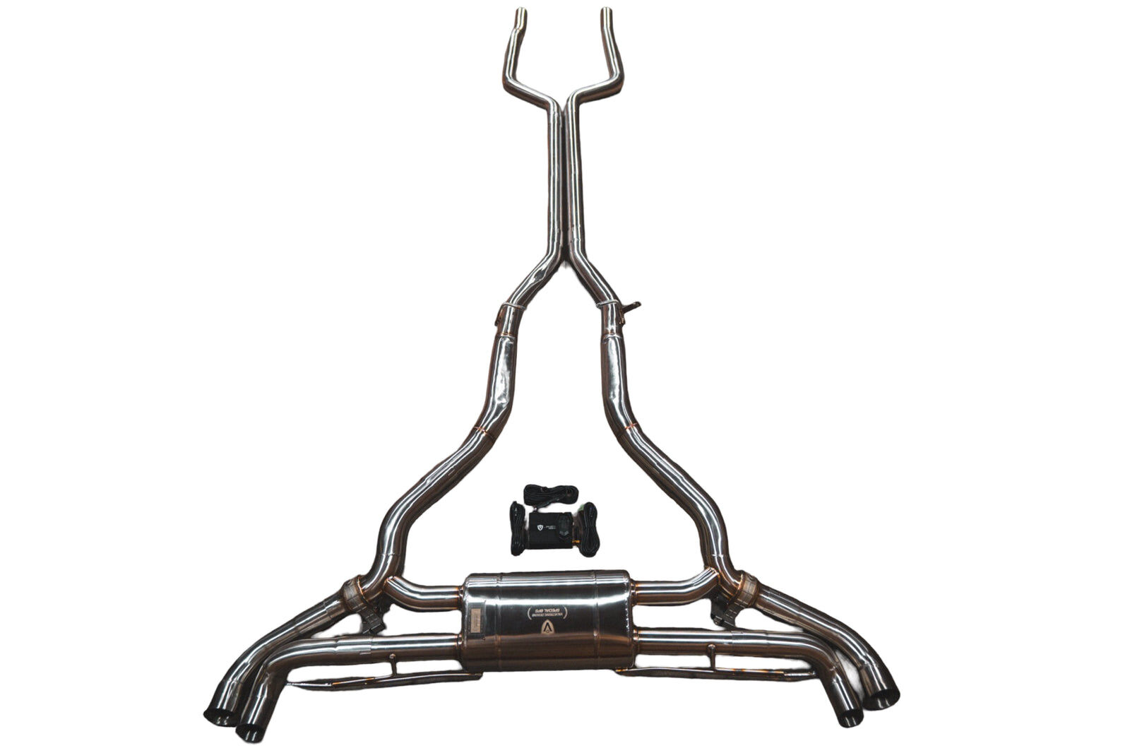 2019-2025 BMW G05 X7 4.4L Catback T304 Stainless Steel Reuses OEM Style Tips by Valvetronic Designs - BMW.X7.G07.V8.VSES.BR