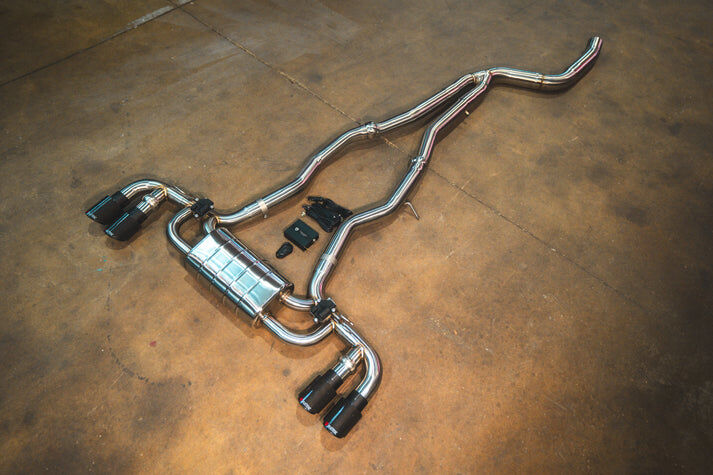 2017-2025 BMW G29, Z4 M40, 30i 3.0L,2.0L, Catback T304 Stainless Steel Burnt 3.5 Inch Outlet Tips by Valvetronic Designs