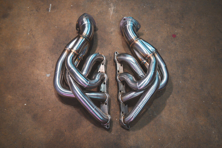 2004-2009 Ferrari F430 4.3L, Free Flow Exhaust Headers, T304 Stainless Steel by Valvetronic Designs