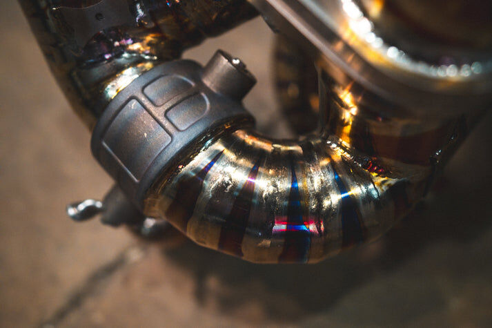 2008-2009 Ferrari 430 Scuderia 4.3L Catback Grade 5 Titanium Titanium Bespoke OEM Style Valvetronic by Valvetronic Designs