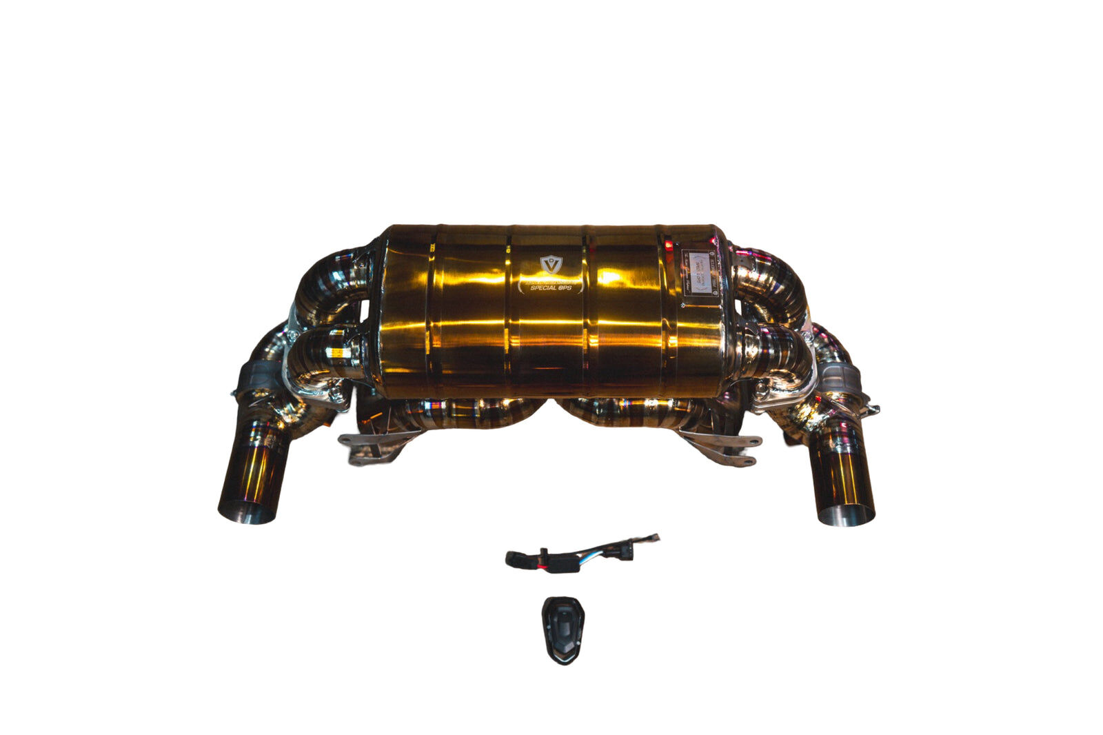 2008-2009 Ferrari 430 Scuderia 4.3L Catback Grade 5 Titanium Titanium Bespoke OEM Style Valvetronic by Valvetronic Designs - FER.SCUD.VSES.TI