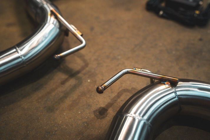 2015-2025 Ford S550,S650 Mustang GT, 5.0L Catback T304 Stainless Steel 3.5 Inch Outlet Tips by Valvetronic Designs