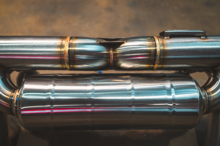 2010-2013 Lamborghini LP 570-4 Superleggera 5.2L Catback T304 Stainless Steel Reuses OEM TIPS by Valvetronic Designs