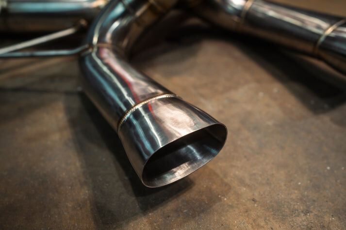 2024-2025 Lamborghini Revuelto 6.5L F1 Catback Exhaust, T304 Stainless Steel Reuse OEM Tips by Valvetronic Designs