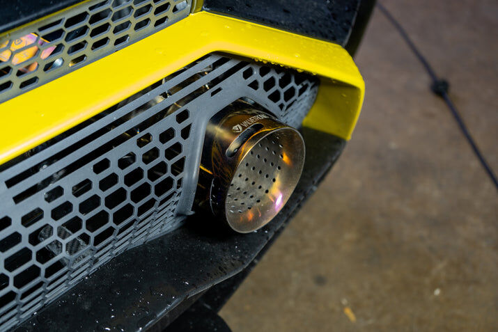 2021-2025 Lamborghini Huracan STO 5.2L Full Valved Exhaust System With Free Flow Headers, Grade 5 Titanium Bespoke OEM Style Valvetronic Tips by Valvetronic Designs