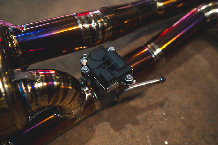 2018-2025 Lamborghini Urus 4.0L, Catback Grade 5 Titanium Bespoke OEM Style Valvetronic Tips by Valvetronic Designs