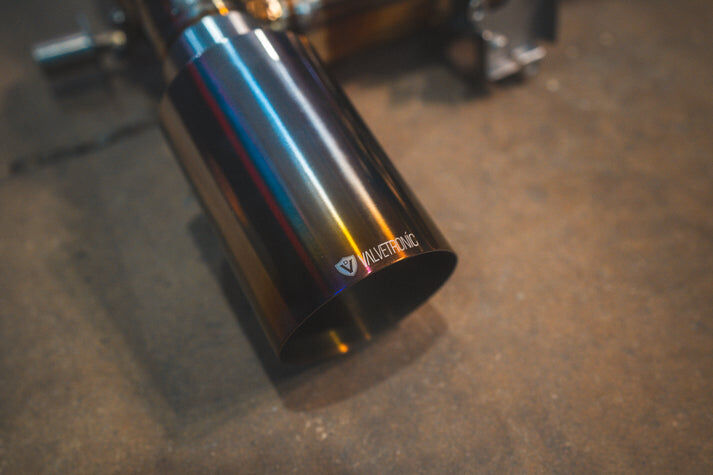 2021-2025 Lotus Emira 2.0,3.5L, Catback Grade 5 Titanium Titanium 3.5 Inch Outlet Tips by Valvetronic Designs