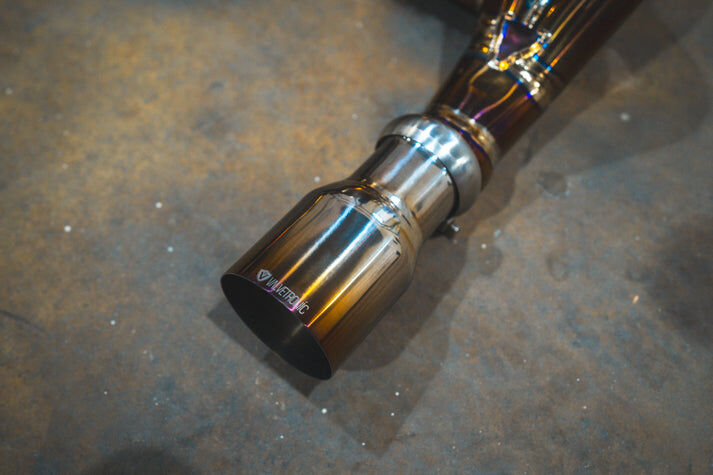 2018-2023 Maclaren 720S 4.0L, Valved Catback Exhaust, Grade 5 Titanium Titanium Bespoke 4.0 Inch Valvetronic Tips by Valvetronic Designs