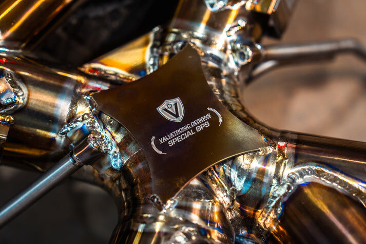 2020-2025 Maclaren 765LT 4.0L, F1 Catback Exhaust, Grade 5 Titanium Titanium Bespoke 3.5 Inch Outlet Tips by Valvetronic Designs