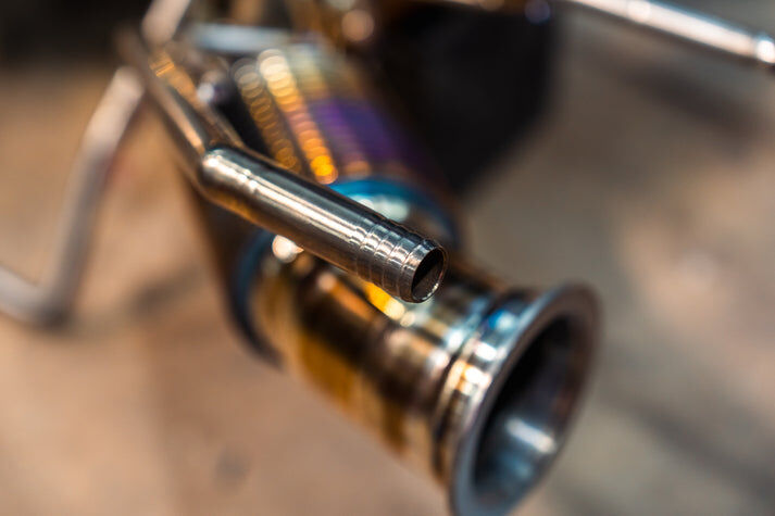 2020-2025 Maclaren 765LT 4.0L, F1 Catback Exhaust, Grade 5 Titanium Titanium Bespoke 3.5 Inch Outlet Tips by Valvetronic Designs