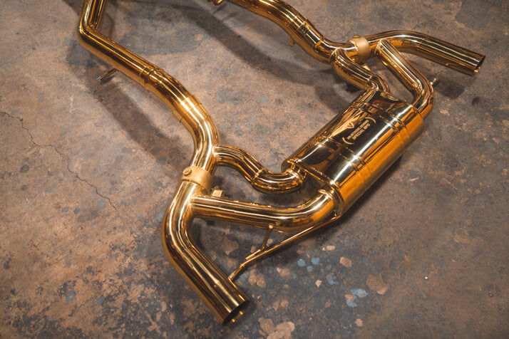2015-2021 Mercedes-AMG GT 4.0L, Catback Grade 5 Titanium Reuse OEM by Valvetronic Designs