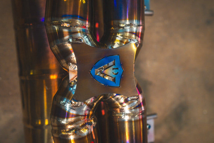 2019-2025 Porsche 718 Cayman Gt4 4.0L, Catback Grade 5 Titanium Titanium 4.0 Inch Outlet Tips by Valvetronic Designs