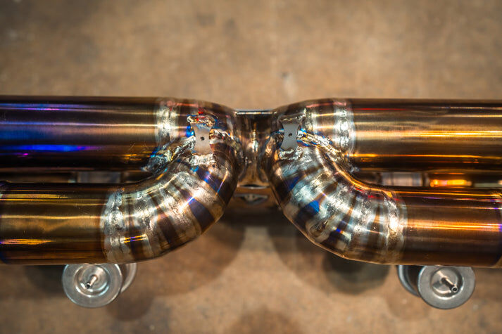 2012-2016 Porsche 991 Carrera,Targa S,GTS,4,4S,4GTS 3.4,3.8L, Catback Grade 5 Titanium 4.0 Inch Outlet Tips by Valvetronic Designs
