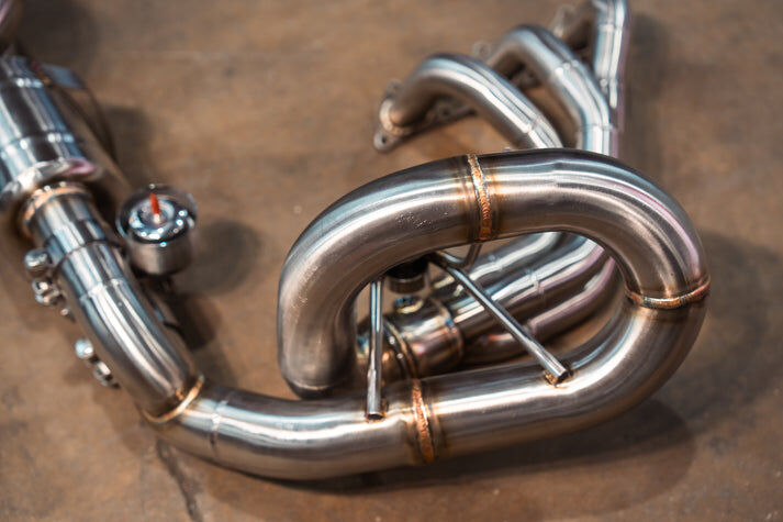 2016-2019 Porsche 991 GT3,GT3RS 3.8,4.0L, Full Exhaust System With Free Flow Headers, T304 Stainless Steel 4.0 Inch Outlet Tips by Valvetronic Designs