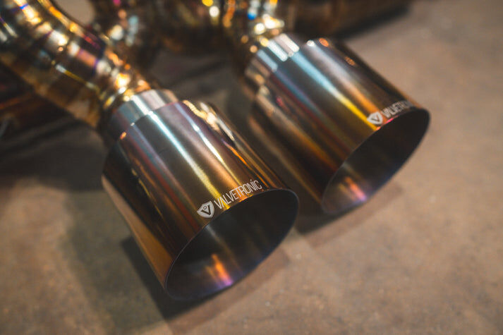 2016-2019 Porsche 991 GT3,GT3RS 3.8,4.0L, Full Exhaust System With Free Flow Headers, Grade 5 Titanium 4.0 Inch Outlet Tips by Valvetronic Designs