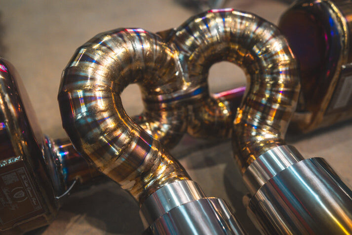 2016-2019 Porsche 991 GT3,GT3RS 3.8,4.0L, Catback Grade 5 Titanium 4.0 Inch Outlet Tips by Valvetronic Designs