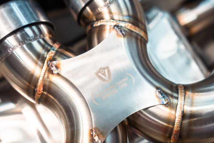 2020-2025 Porsche 992 911 GT3,GT3RS 4.0L, Full Exhaust System With Free Flow Headers, T304 Stainless Steel 4.0 Inch Outlet Tips by Valvetronic Designs