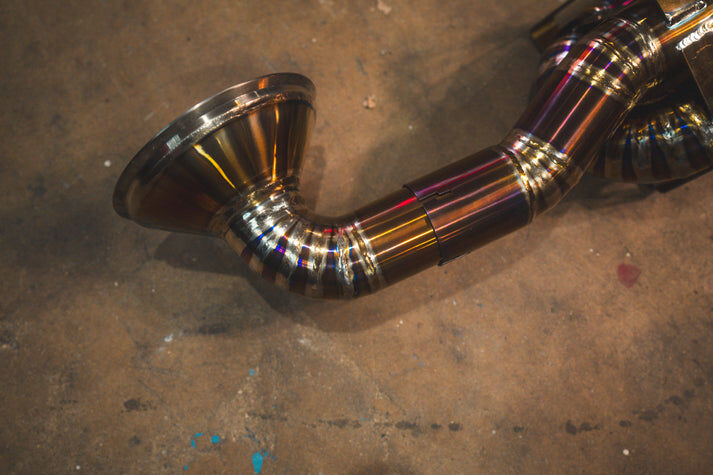 2020-2025 Porsche 992 911 GT3,GT3RS 4.0L, Catback Grade 5 Titanium Titanium 4.0 Inch Outlet Tips by Valvetronic Designs