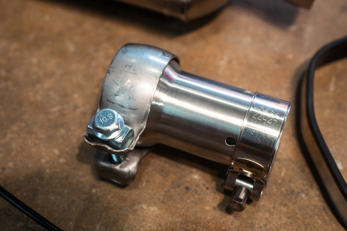 Universal Bike Valved Straight Muffler Kit 1.5 Inch by Valvetronic Designs