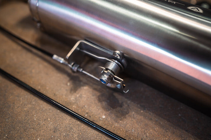 Universal Bike Valved Straight Muffler Kit 1.75 Inch by Valvetronic Designs