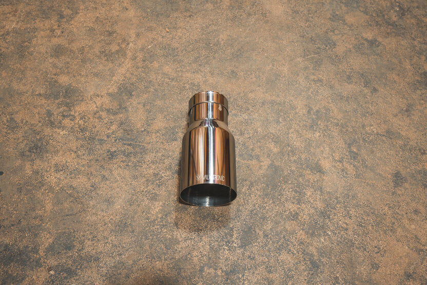 Universal Exhaust Tips 2.5 Inch T304 Brushed by Valvetronic Designs