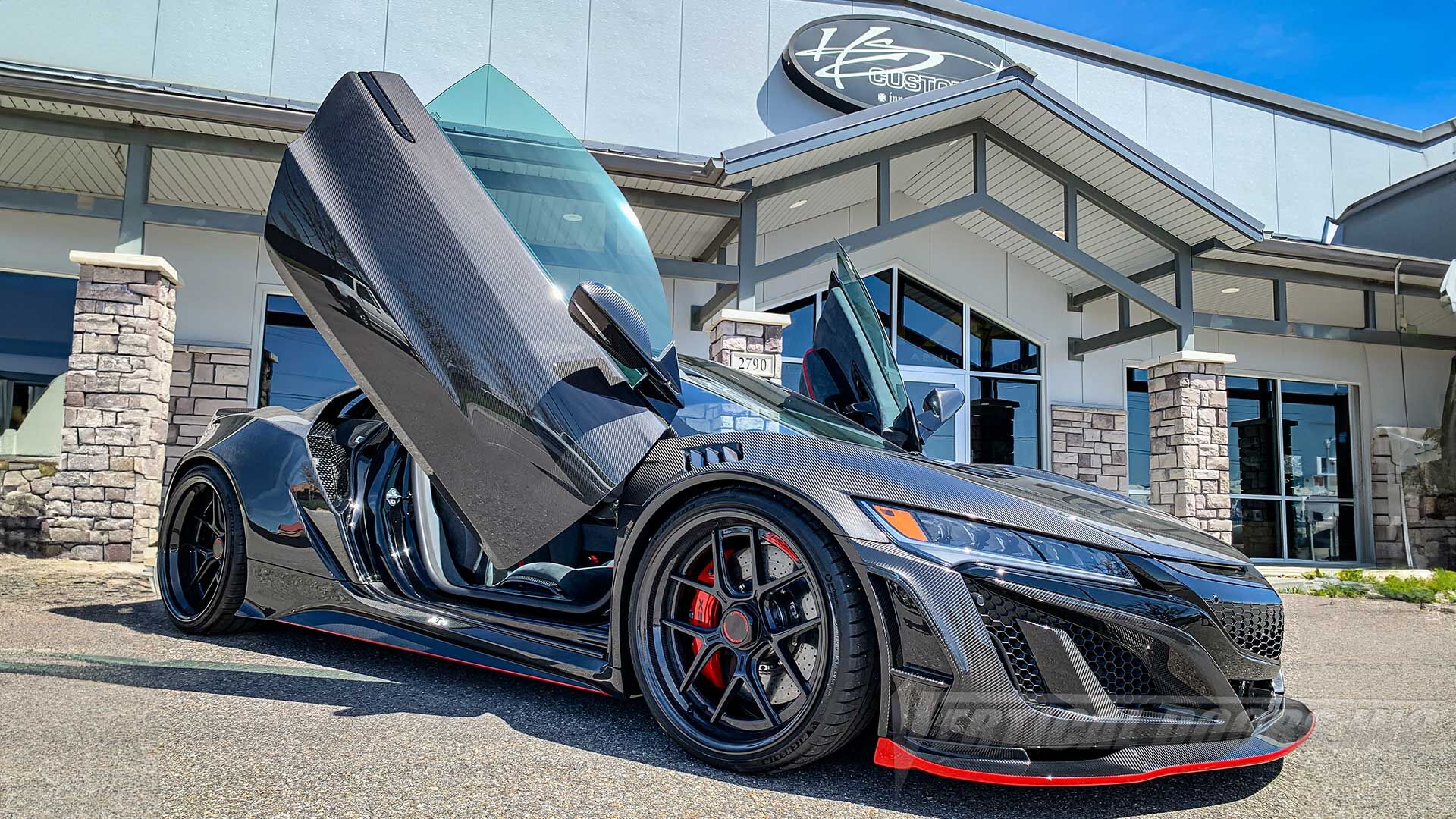 2017-2022 Acura NSX Bolt-on Vertical Lambo Door Conversion Kit