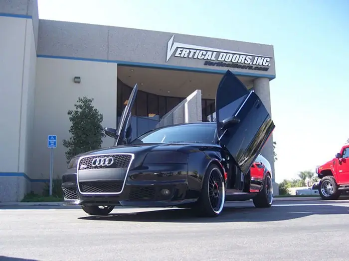 1997-2004 Audi A6 4DR Bolt-on Vertical Lambo Door Conversion Kit - VDCAUDIA69704