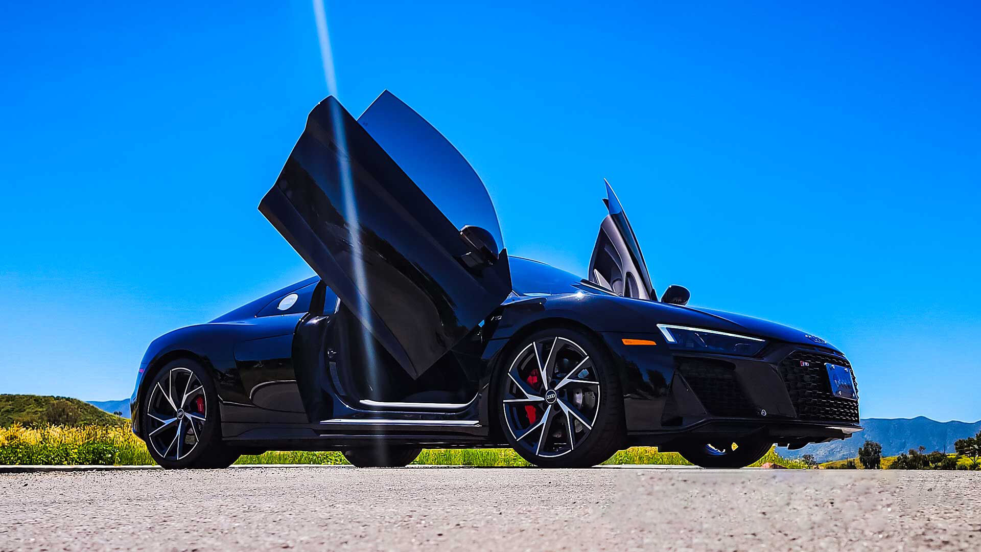 2016-2023 Audi R8 Bolt-on Vertical Lambo Door Conversion Kit - VDCAUDR816