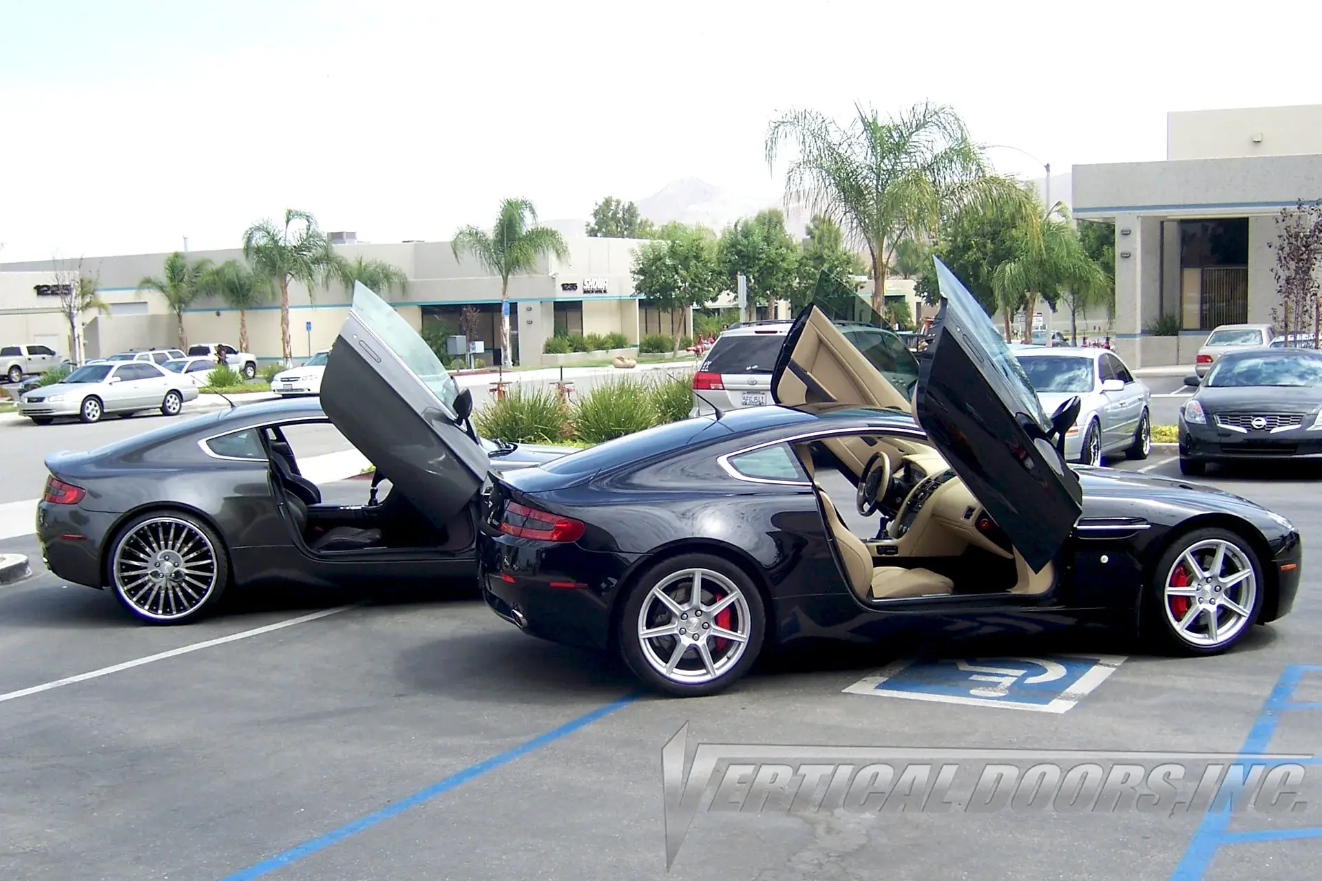 2006-2018 Aston Martin Vantage Bolt-on Vertical Lambo Door Conversion Kit