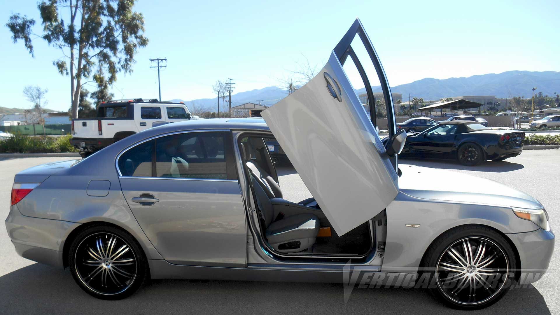2003-2010 BMW 5-Series 4DR Bolt-on Vertical Lambo Door Conversion Kit