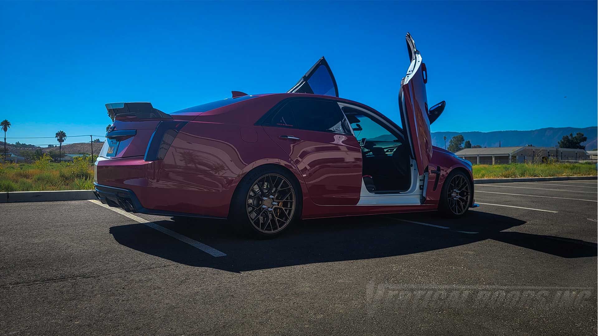 2014-2019 Cadillac CTS 4DR Bolt-on Vertical Lambo Door Conversion Kit