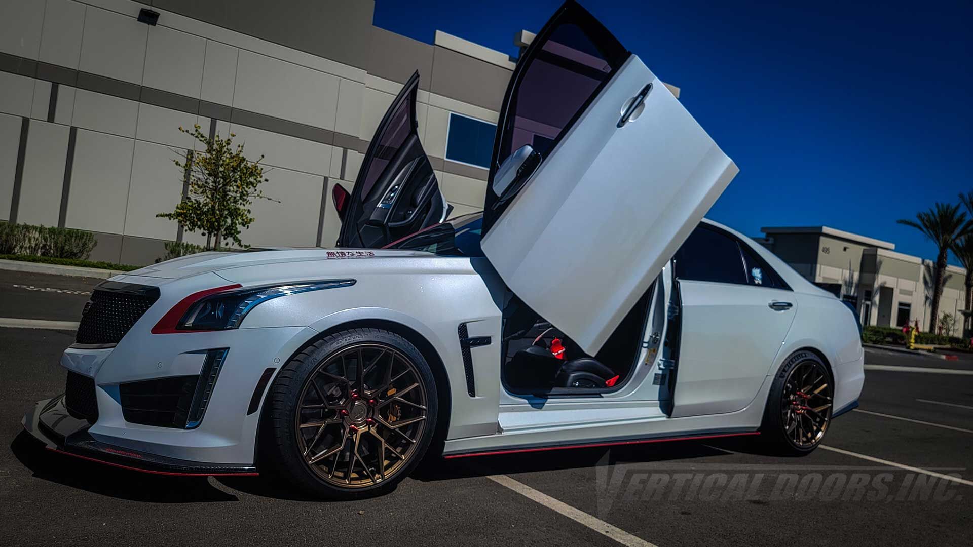 2014-2019 Cadillac CTS 4DR Bolt-on Vertical Lambo Door Conversion Kit