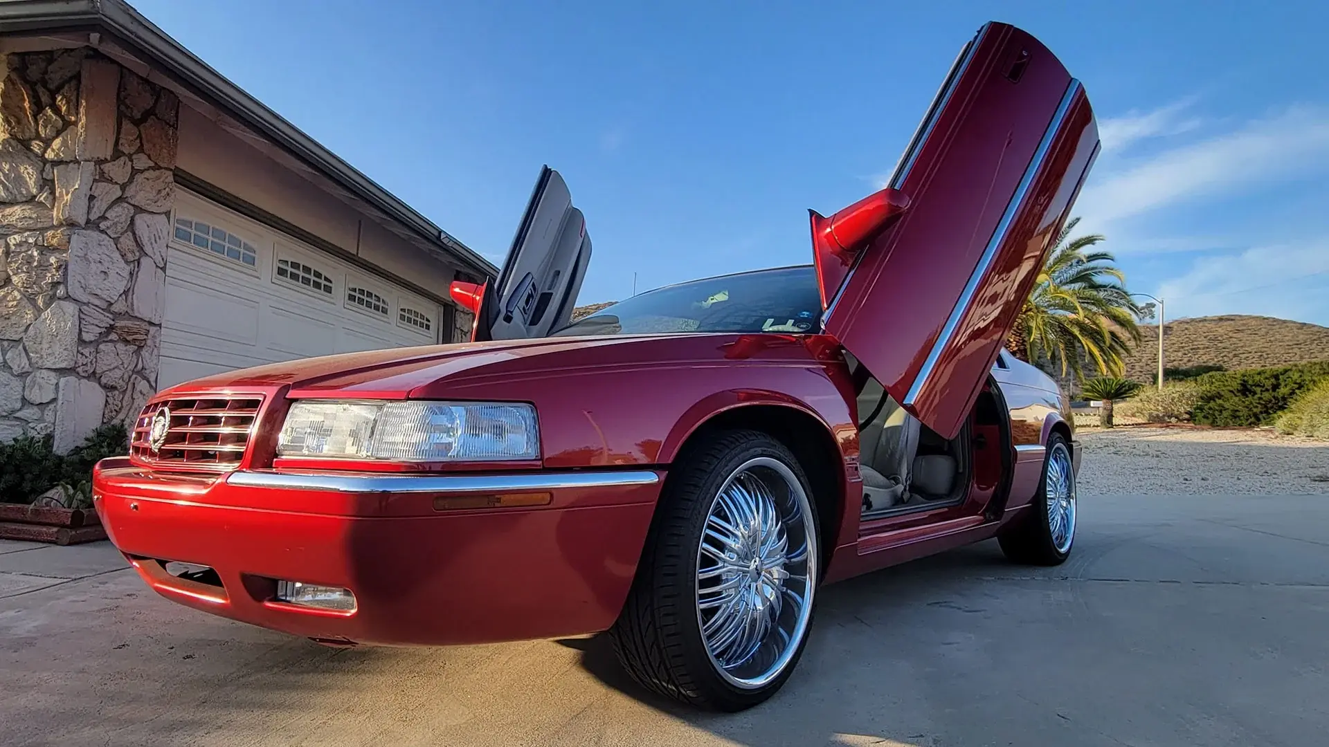 1992-2002 Cadillac Eldorado 2DR Bolt-on Vertical Lambo Door Conversion Kit - VDCCADELD9202
