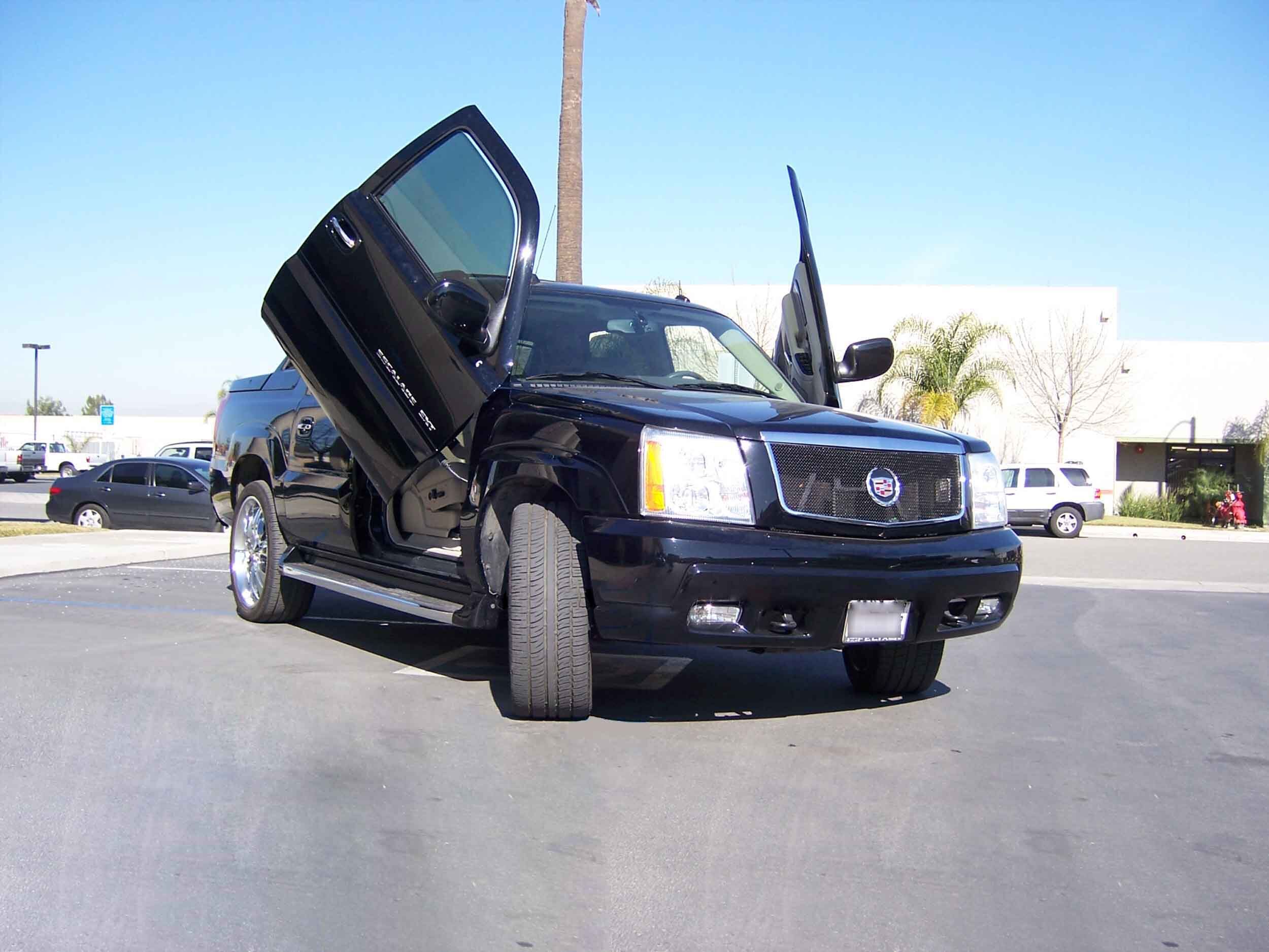 2002-2006 Cadillac Escalade EXT Bolt-on Vertical Lambo Door Conversion Kit - VDCCADEXT0206