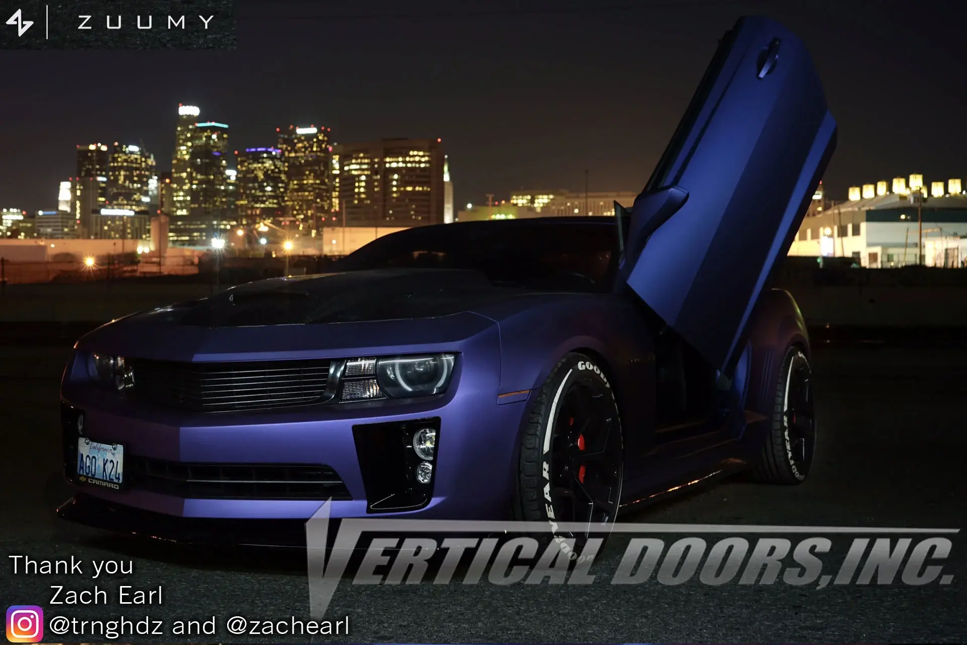 2010-2015 Chevrolet Camaro Bolt-on Vertical Lambo Door Conversion Kit