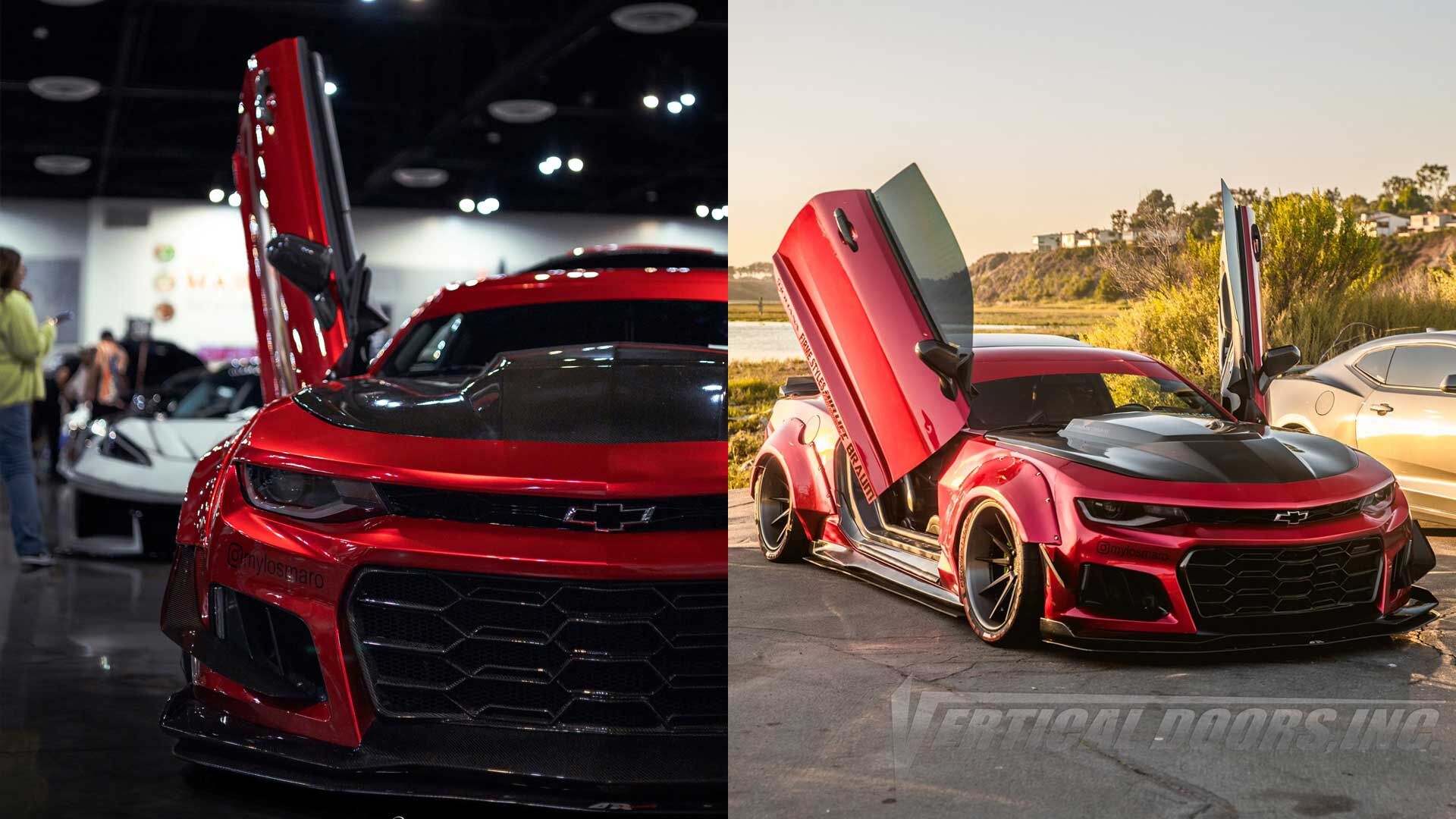 2016-2024 Chevrolet Camaro Bolt-on Vertical Lambo Door Conversion Kit