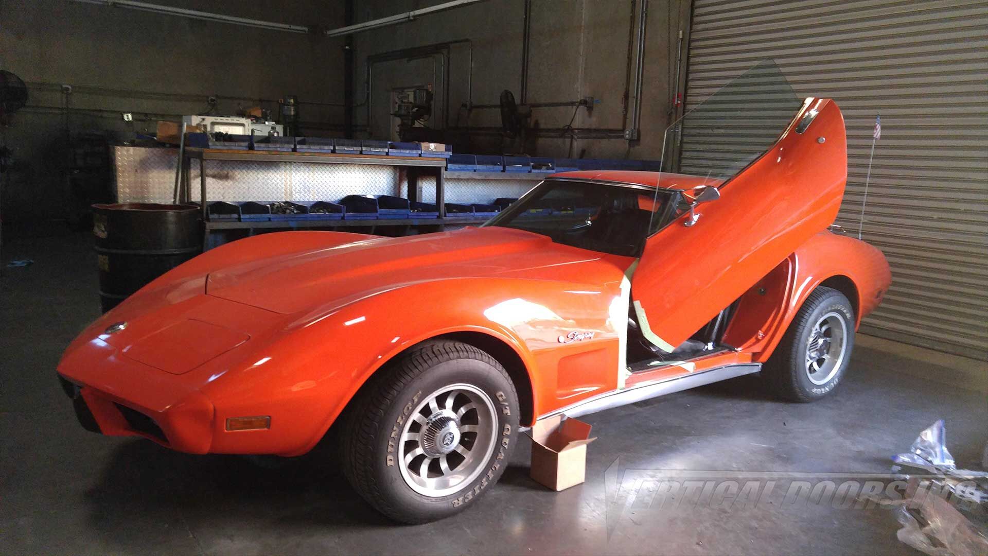 1968-1982 Chevrolet Corvette C3 Bolt-on Vertical Lambo Door Conversion Kit