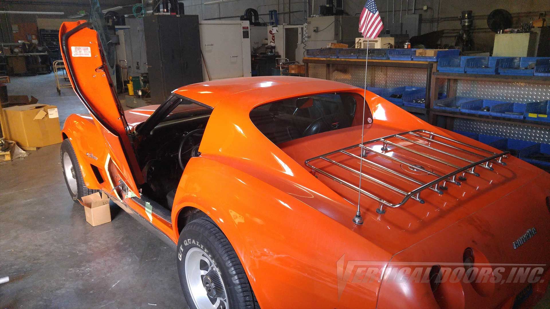 1968-1982 Chevrolet Corvette C3 Bolt-on Vertical Lambo Door Conversion Kit
