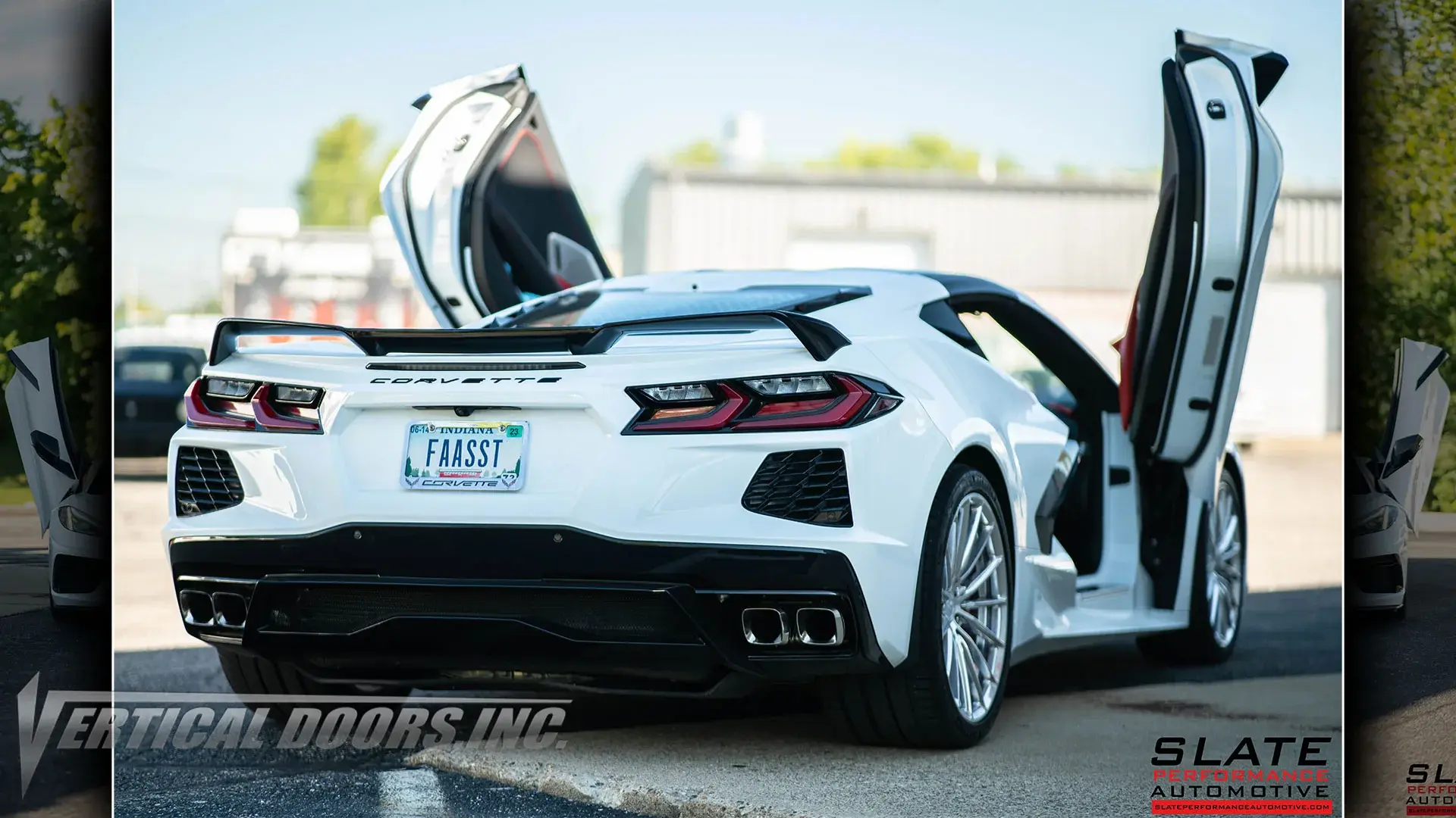 2020-2022 Chevrolet Corvette C8 Bolt-on Vertical Lambo Door Conversion Kit
