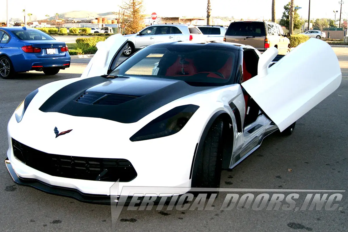 2014-2017 Chevrolet Corvette C7 Bolt-on Vertical Lambo Door Conversion Kit