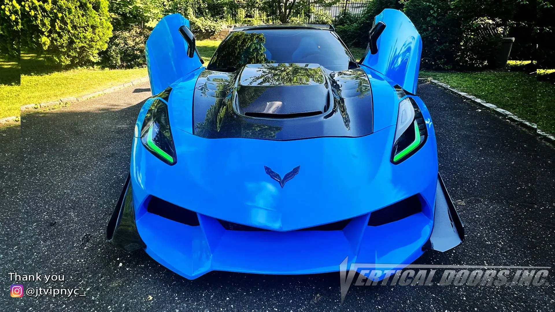 2014-2017 Chevrolet Corvette C7 Bolt-on Vertical Lambo Door Conversion Kit