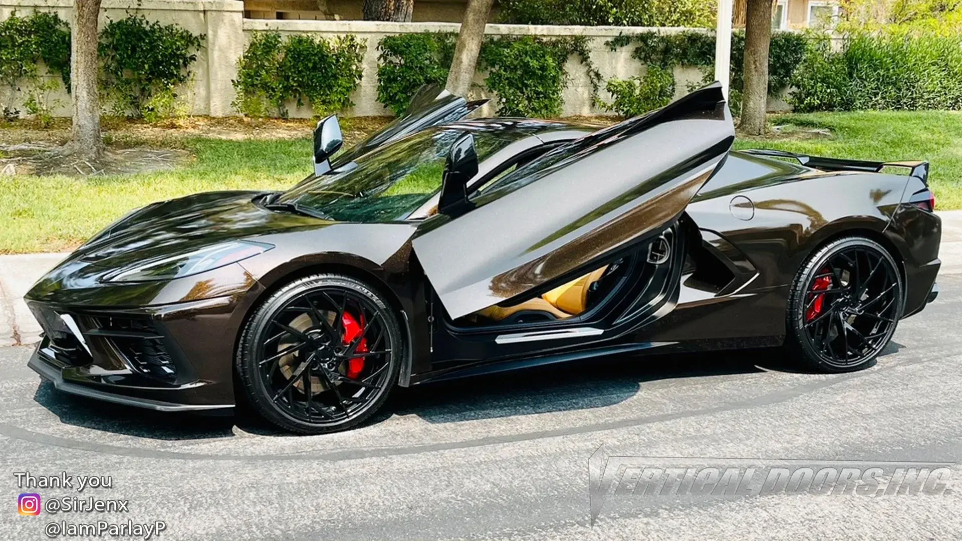 2020-2023 Chevrolet Corvette C8 Bolt-on Vertical Lambo Door Conversion Kit