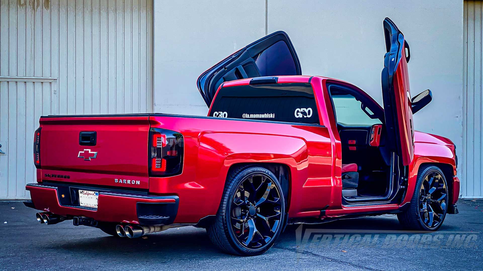 2014-2018 Chevrolet Silverado 1500 Bolt-on Vertical Lambo Door Conversion Kit